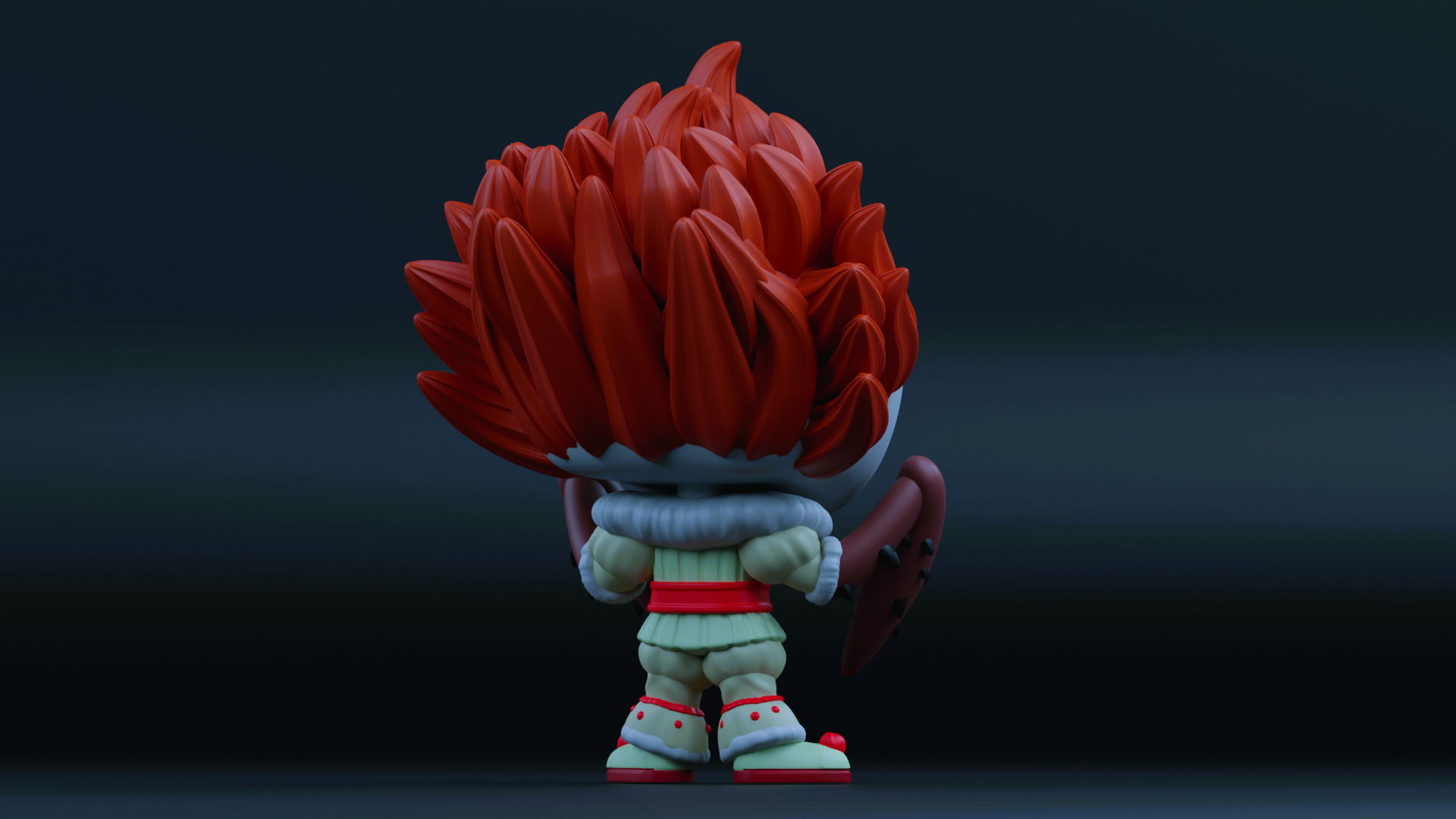 pennywise with spider legs funko pop 3D print model_11