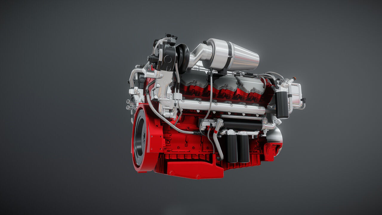 Yacht engine C01 3D model_5