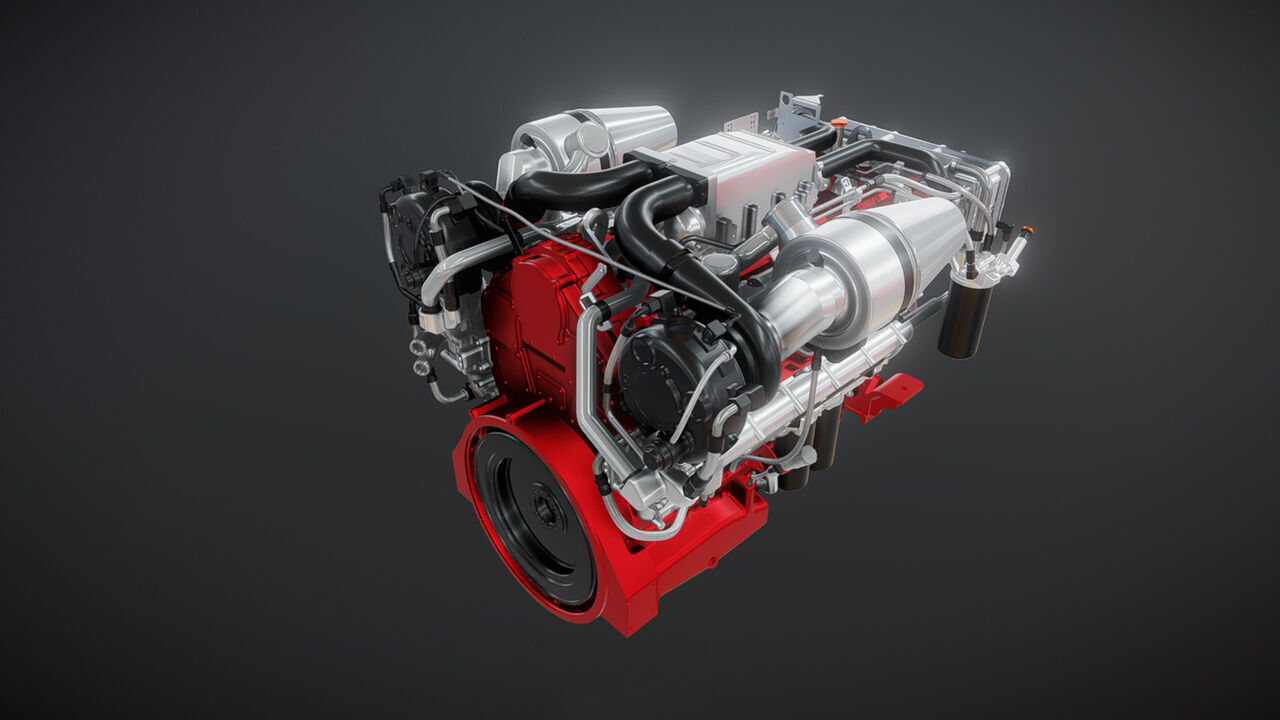 Yacht engine C01 3D model_2