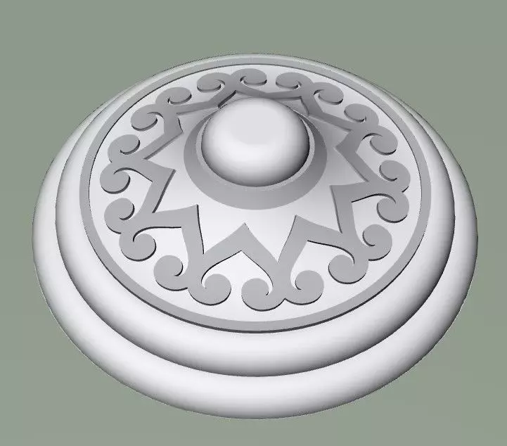 Decorative Ceiling Rosette for Lighting 3D print model