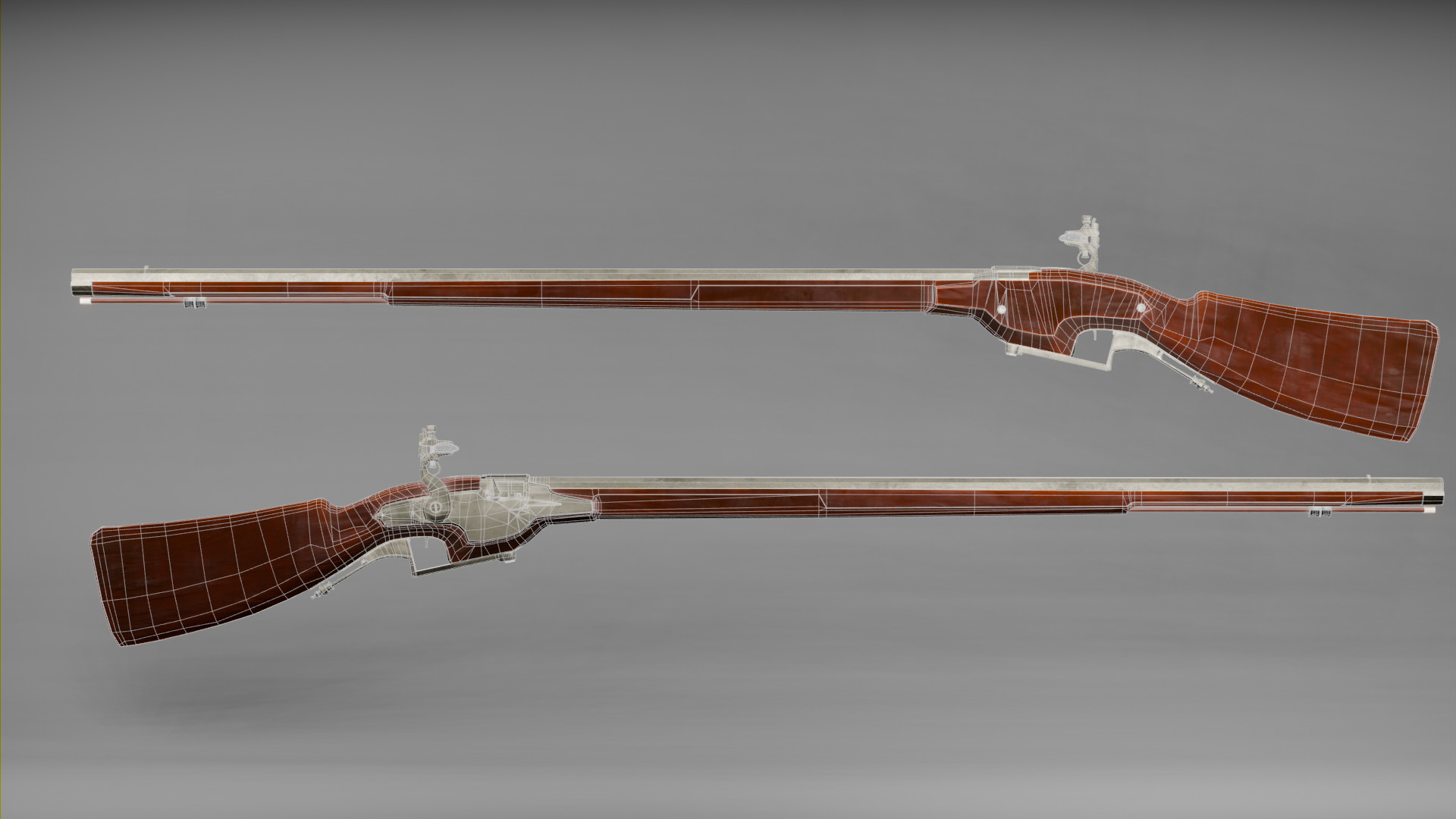 Kalthof Repeater- A Repeating Flintlock 3D model_9