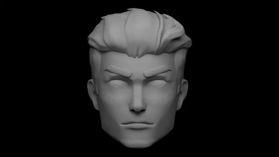 MARK GRAYSON HEAD SCULPT 3D print model