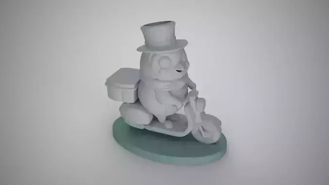 Motorized Penguin Pen Holder