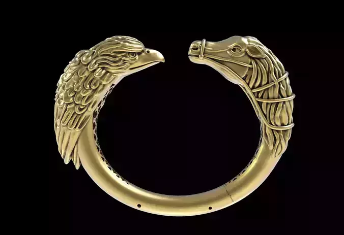 House bangle bracelet 