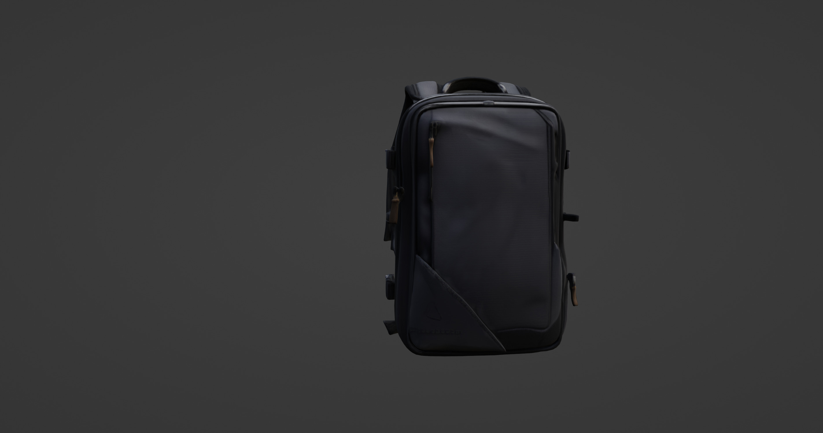 Compact Travel Backpack 3D Model 3D model_9