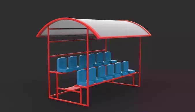 Smart Bleachers  3D model