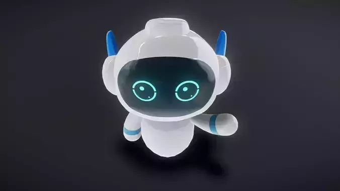 AI cartoon robot 1401