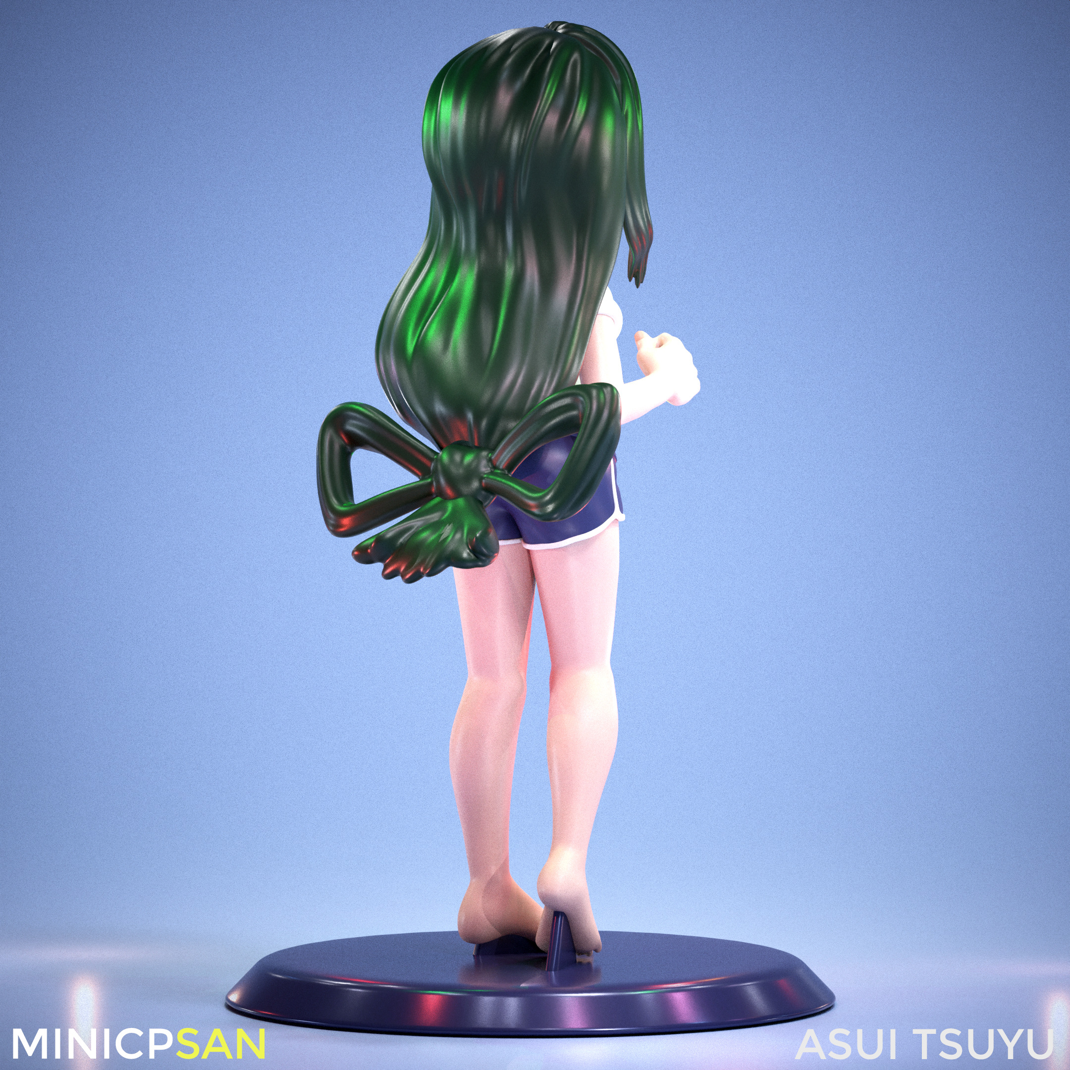 Asui Tsuyu - Cute Casual Home Outfit - My Hero Academia 3D print model_5
