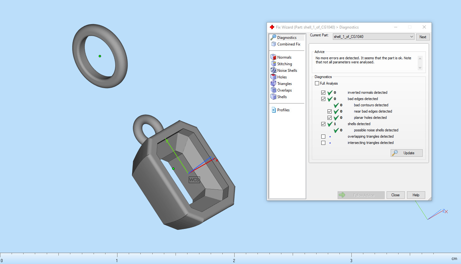 Bezel emerald pendant model 1040 3D print model_6
