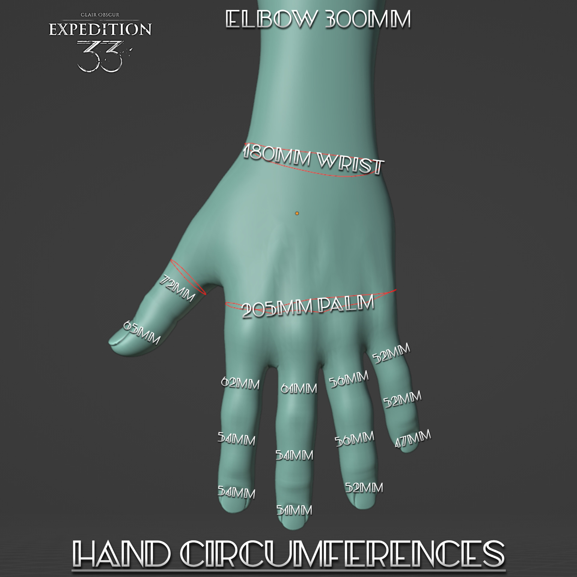 Gustave Wearable Cosplay Arm Clair Obscur Expedition 33 3D print model_11