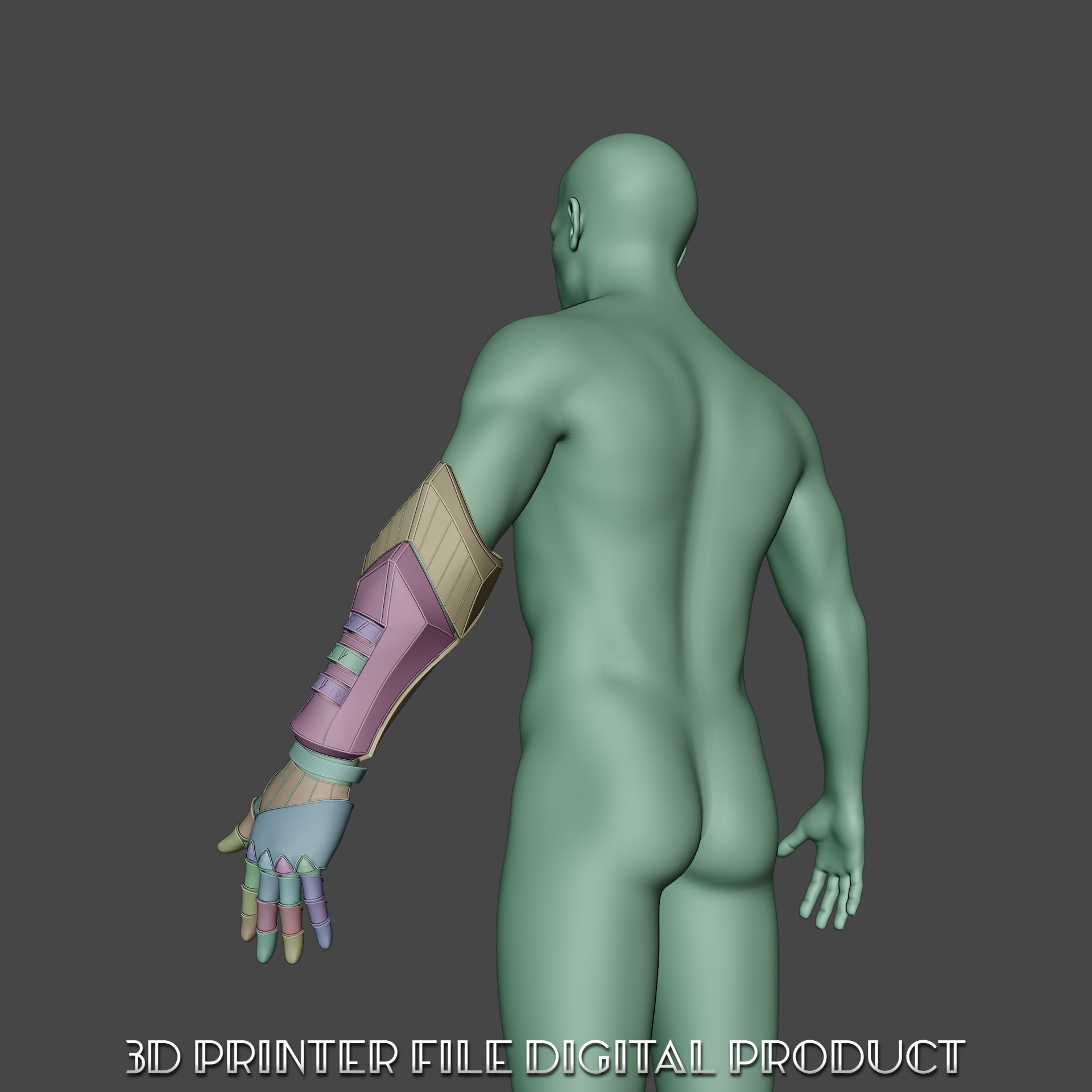 Gustave Wearable Cosplay Arm Clair Obscur Expedition 33 3D print model_10