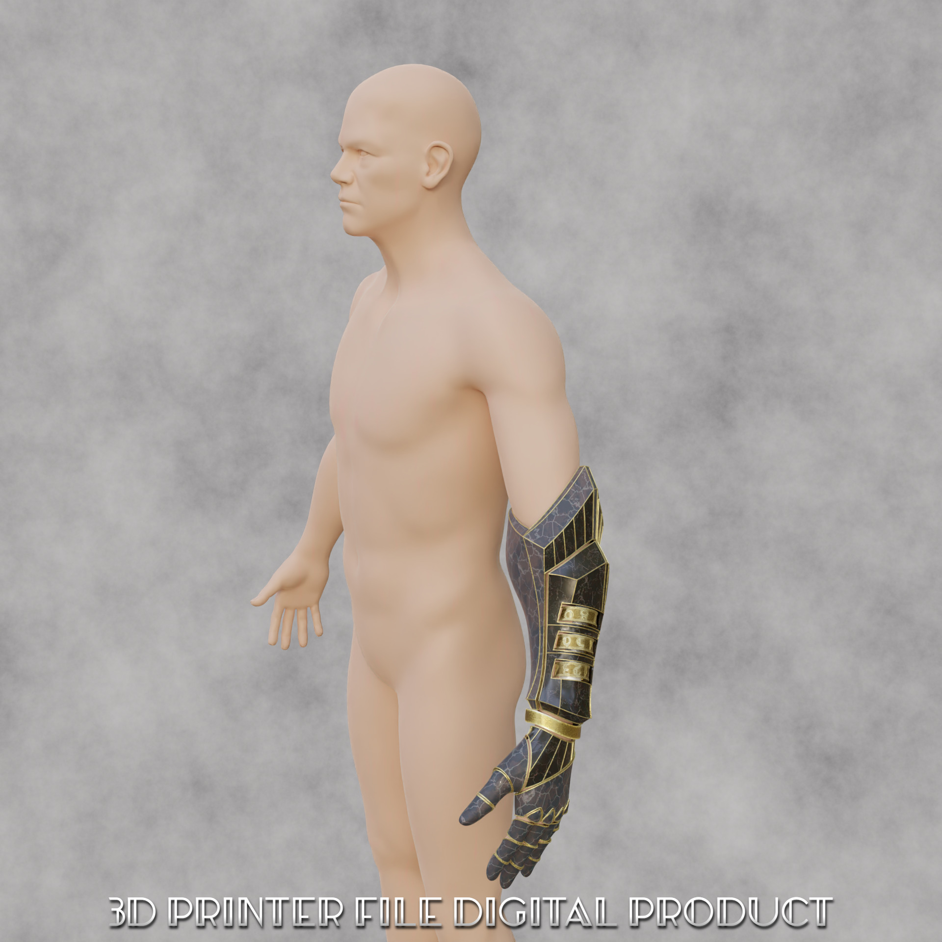 Gustave Wearable Cosplay Arm Clair Obscur Expedition 33 3D print model_5