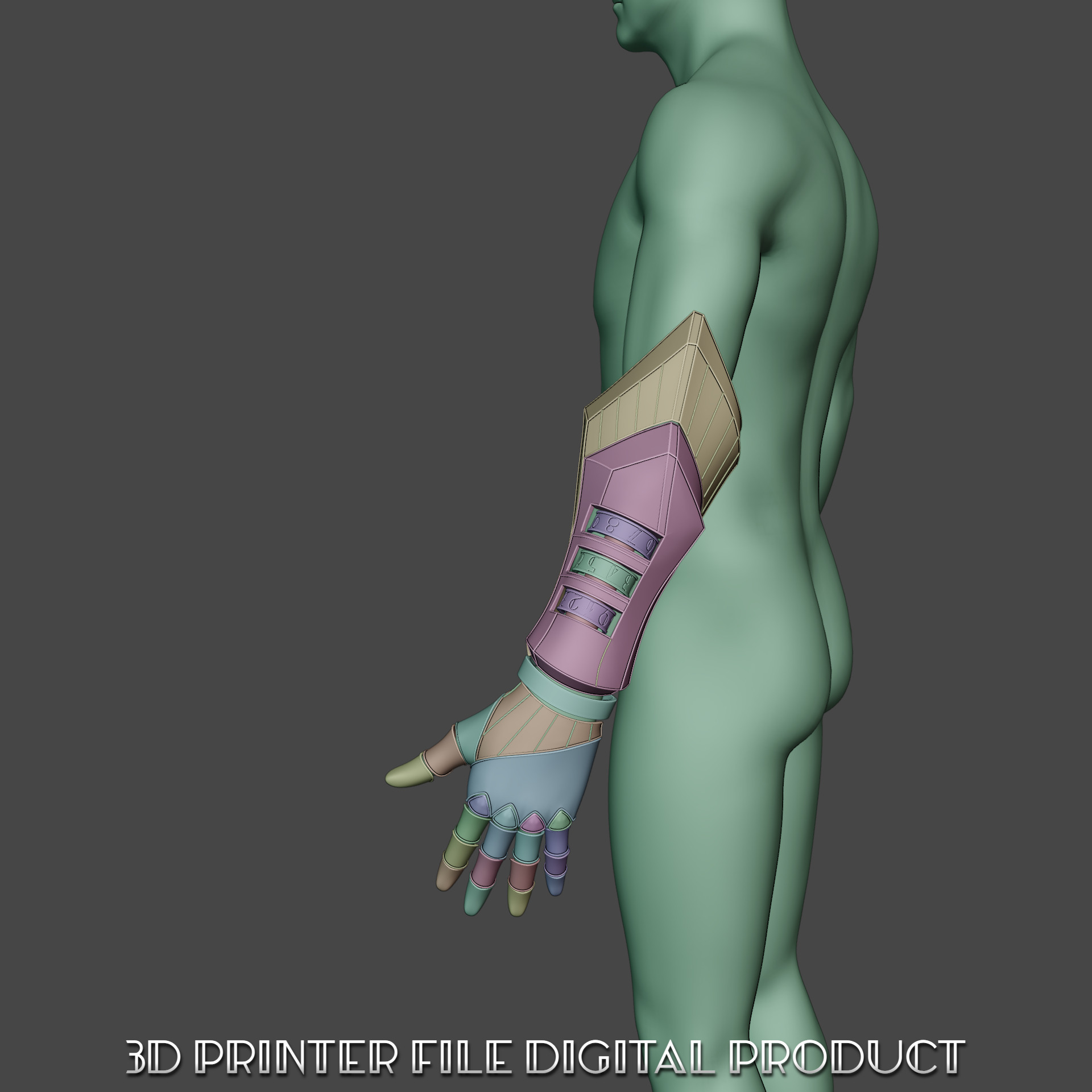 Gustave Wearable Cosplay Arm Clair Obscur Expedition 33 3D print model_8