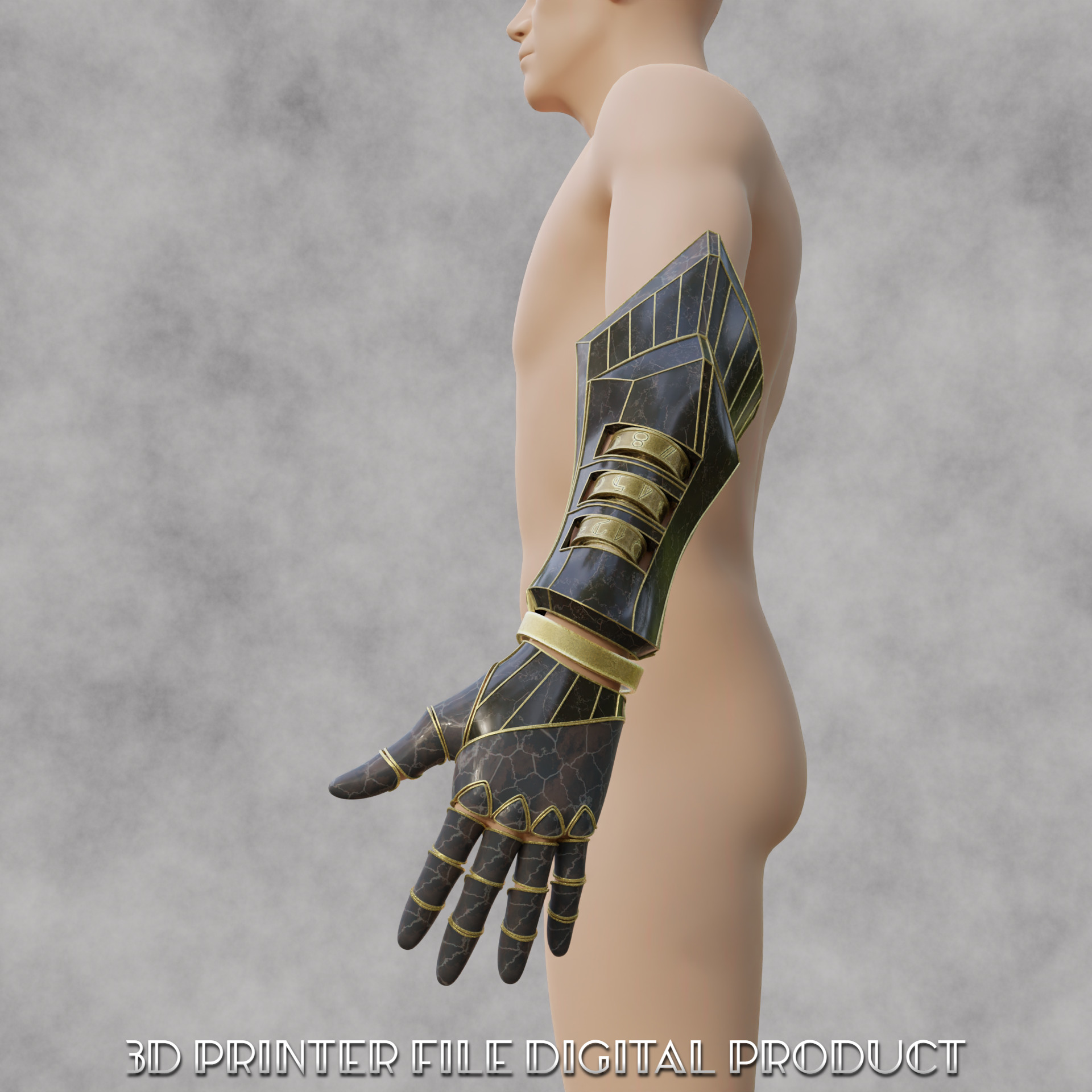 Gustave Wearable Cosplay Arm Clair Obscur Expedition 33 3D print model_6