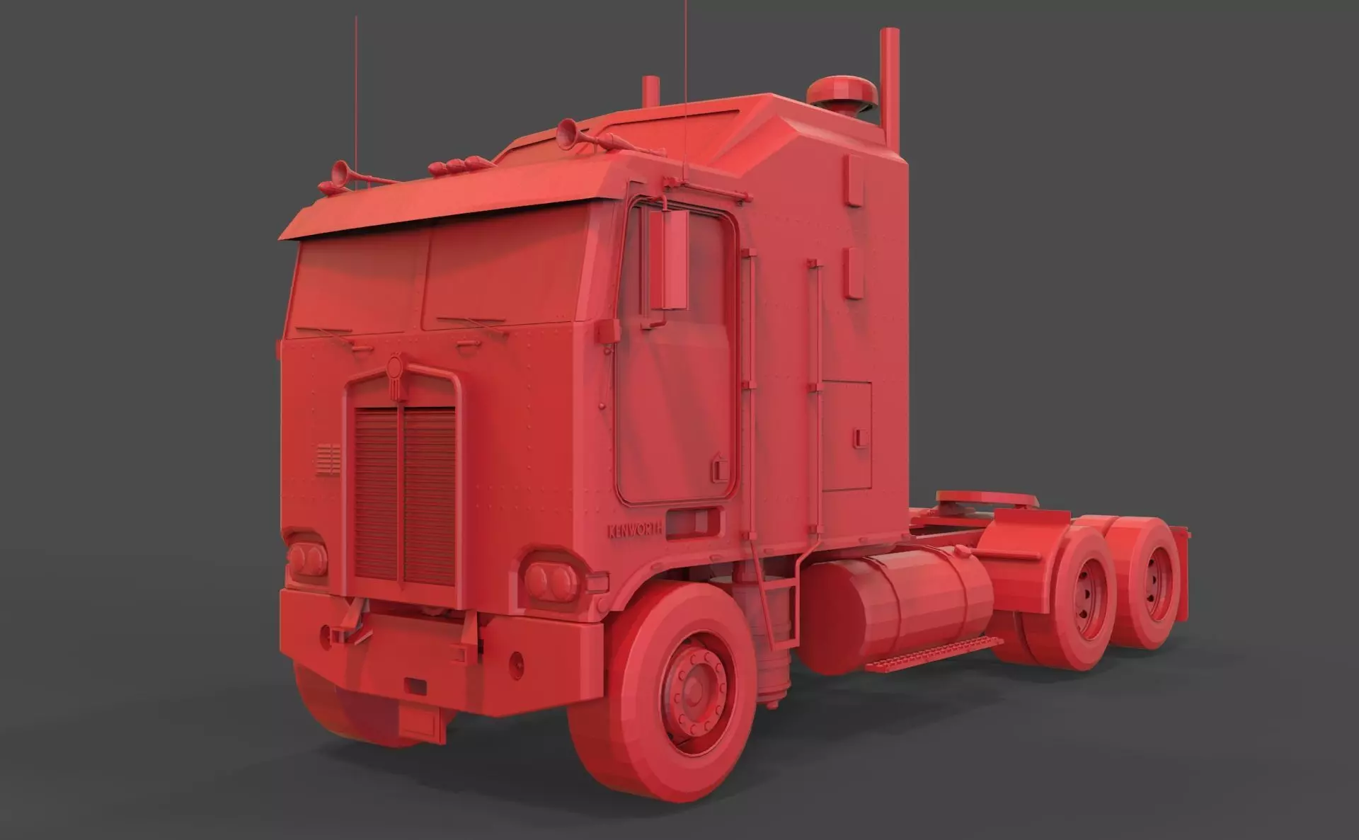 Kenworth K100 3D print model