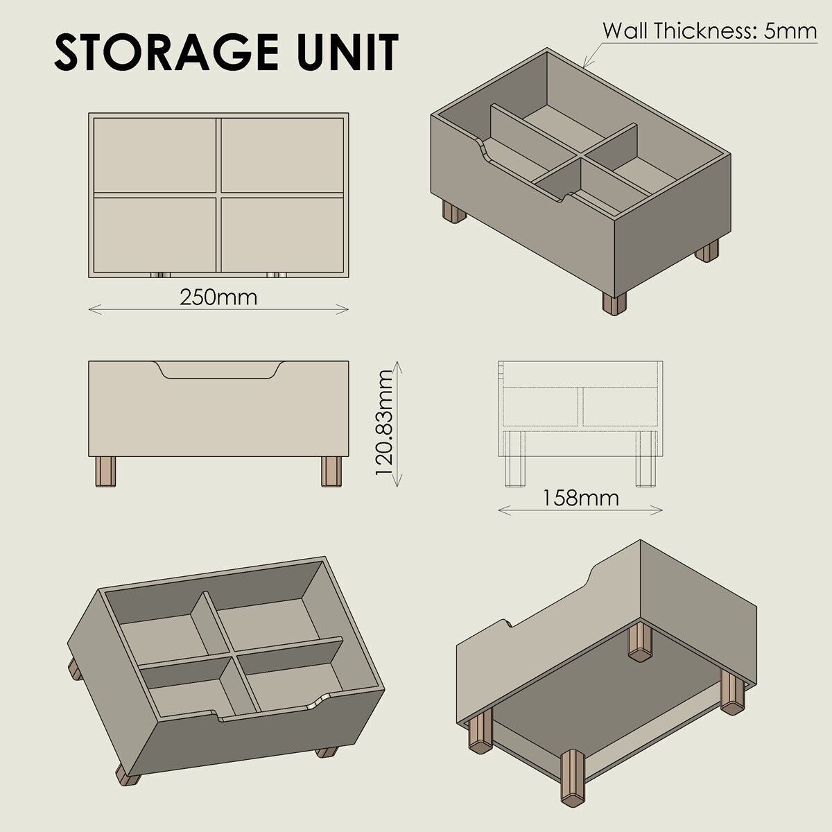 Storage Unit 3D print model_3