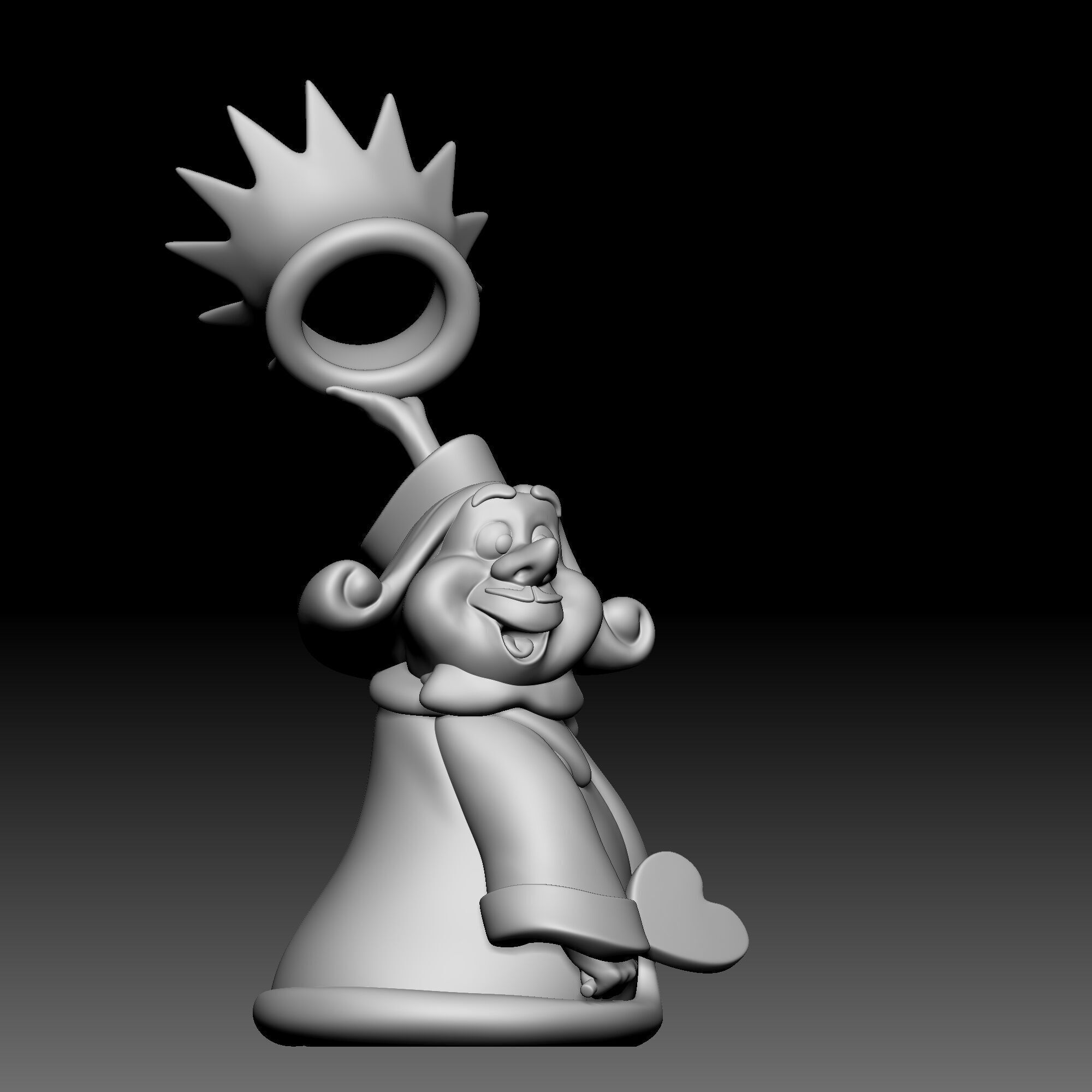 King of Hearts - Alice in Wonderland - 020 3D print model_7
