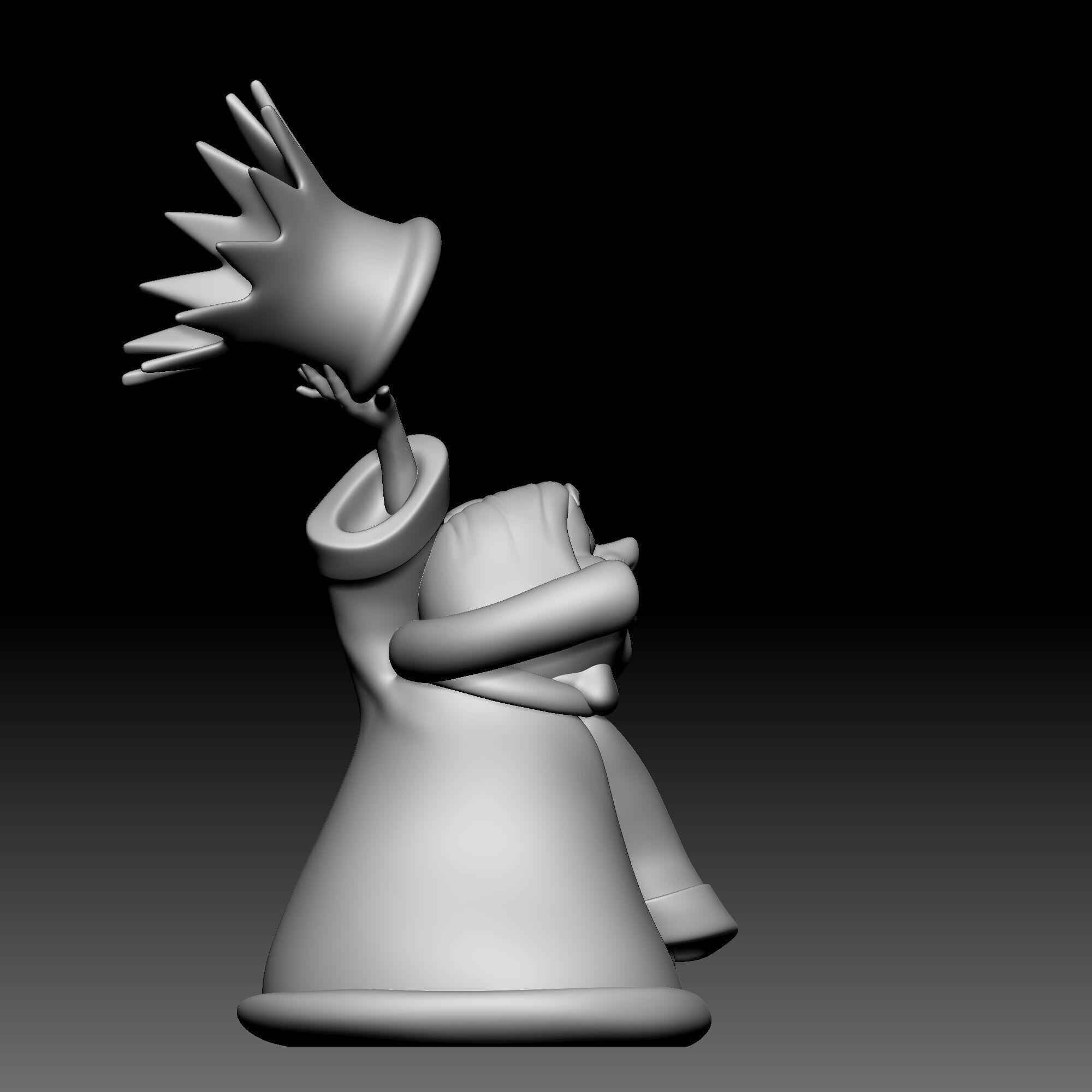 King of Hearts - Alice in Wonderland - 020 3D print model_5