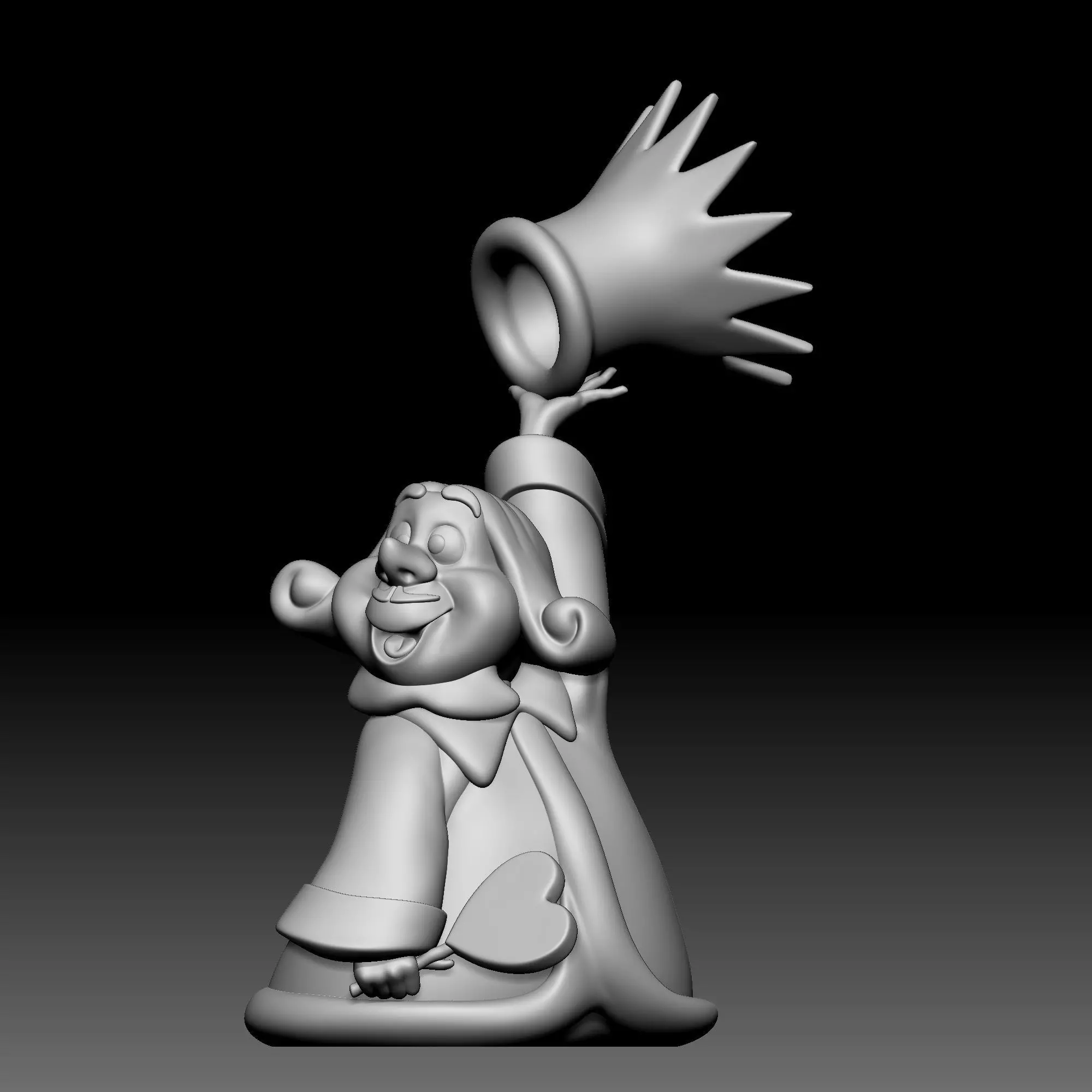 King of Hearts - Alice in Wonderland - 020 3D print model_0