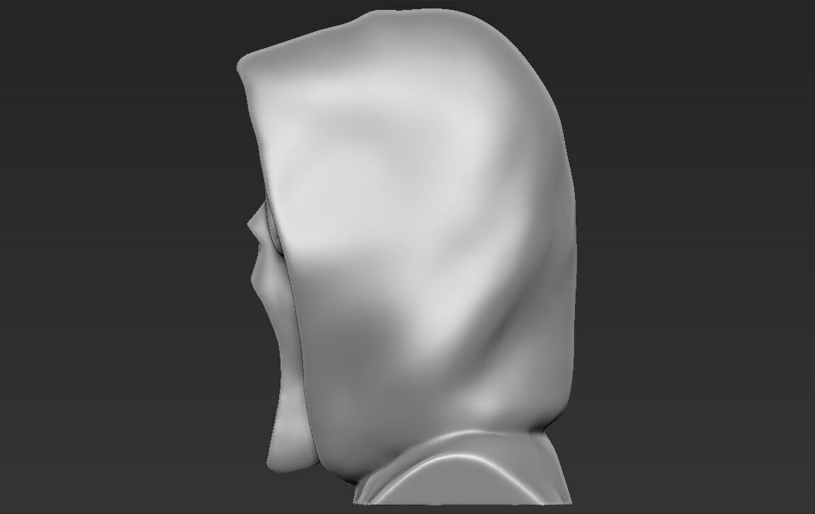 Ghostface bust ready for full color 3D printing 3D print model_21