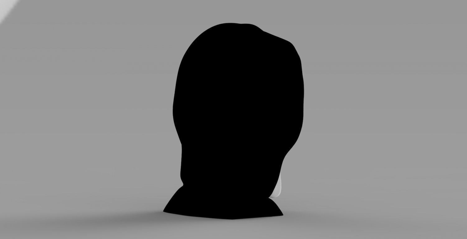 Ghostface bust ready for full color 3D printing 3D print model_6