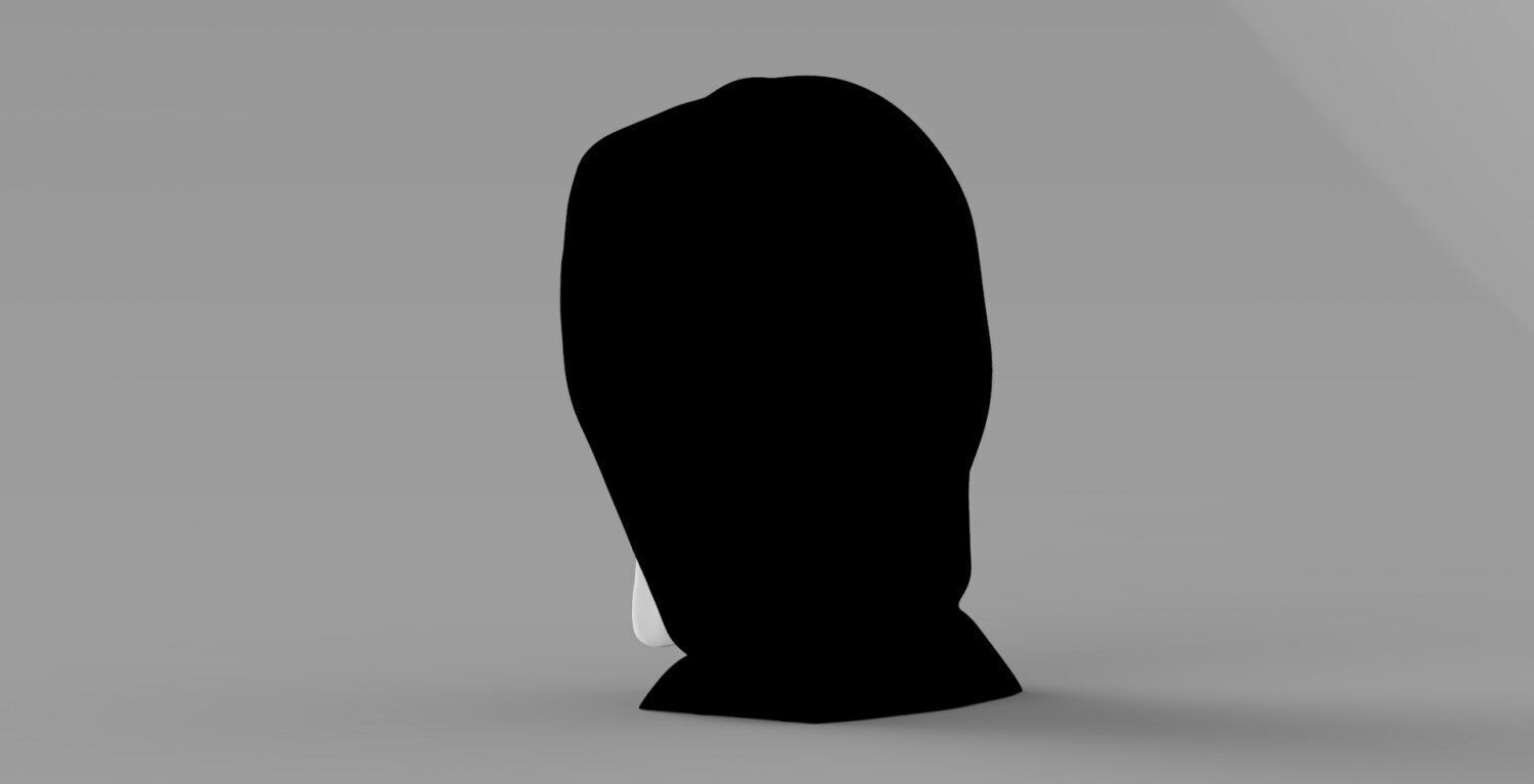 Ghostface bust ready for full color 3D printing 3D print model_4