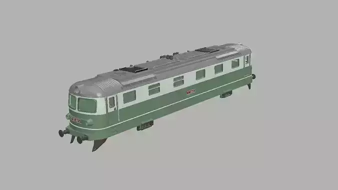 CZECH Train Skoda E 669-1 Scale Z 3D print model
