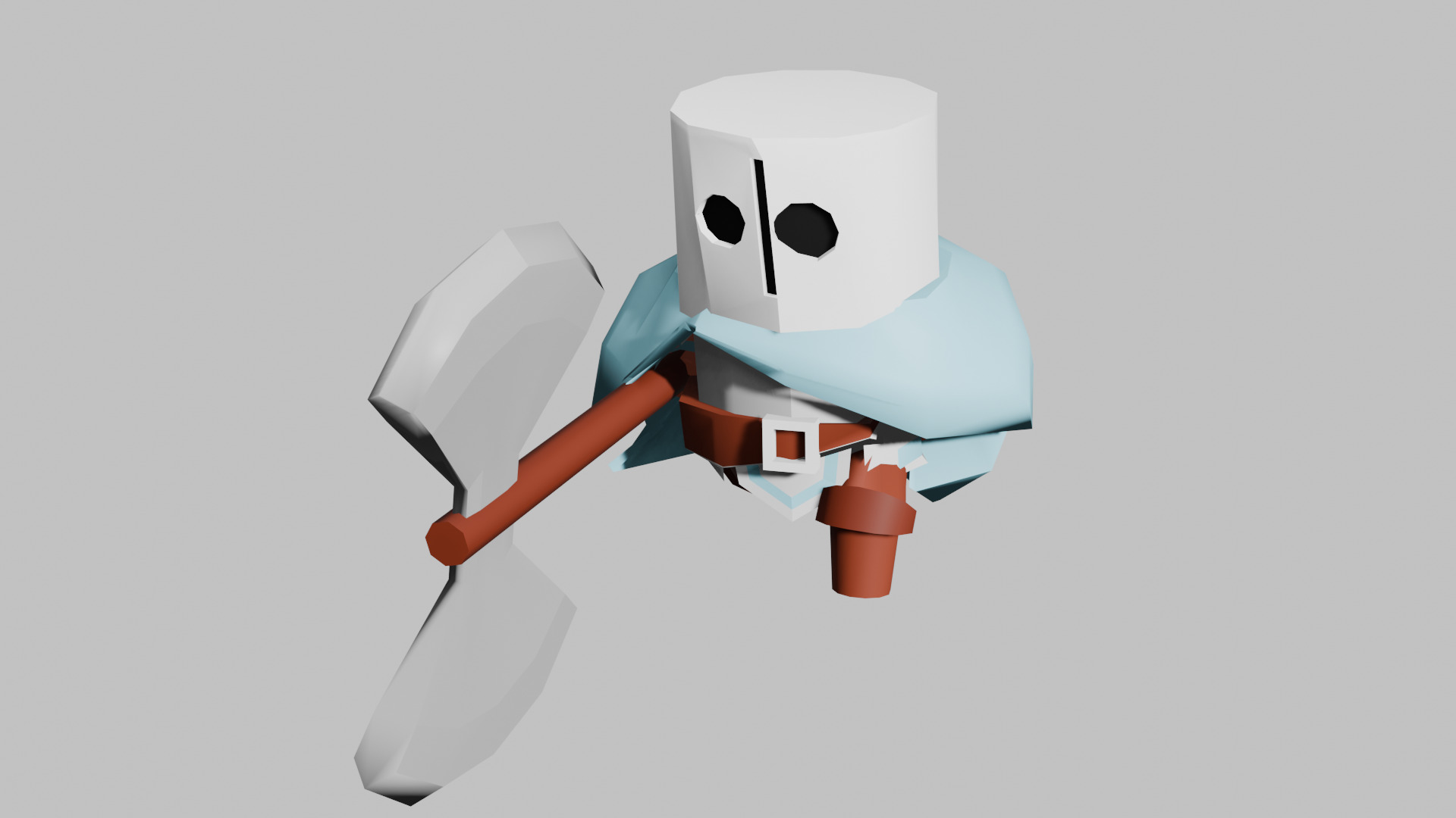 Original character Rigged Animated Low-poly Low-poly 3D model_2
