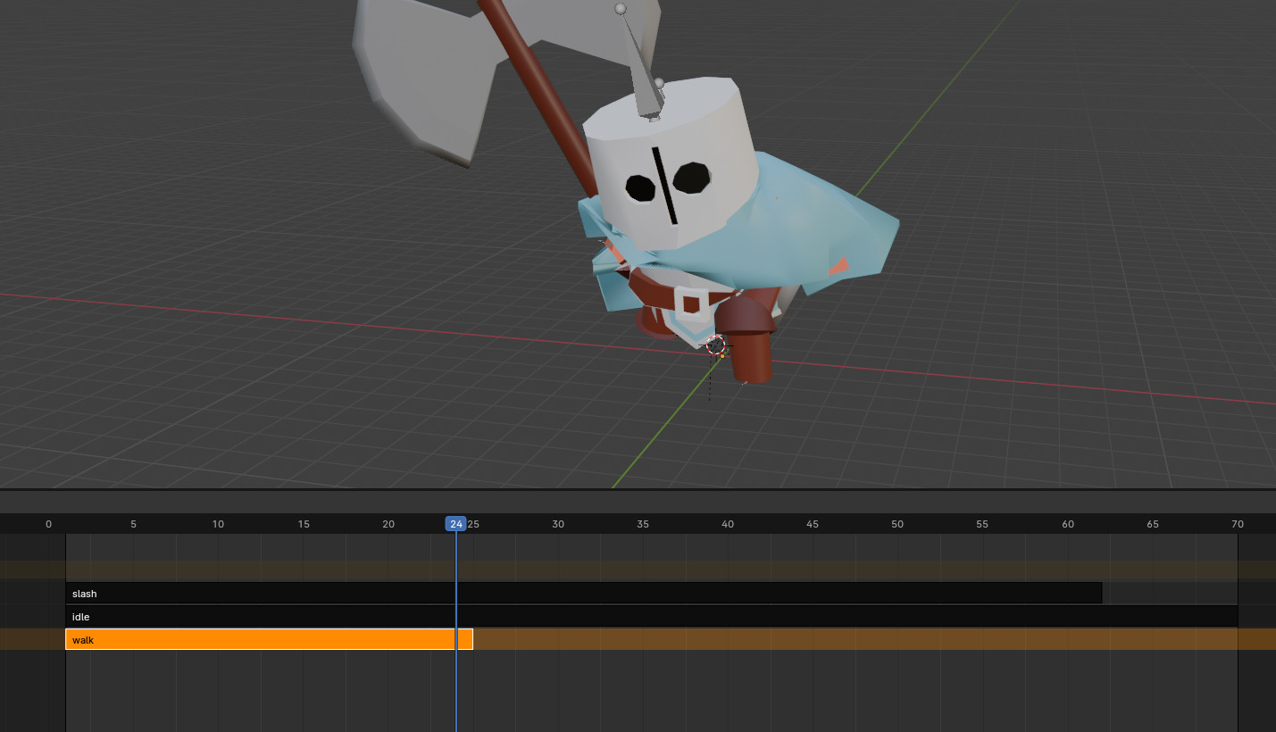 Original character Rigged Animated Low-poly Low-poly 3D model_10
