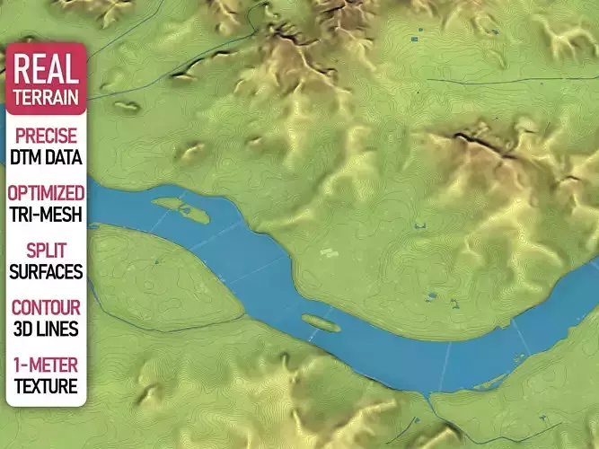 Seoul - Topography Terrain