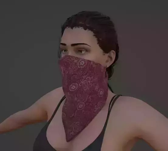 Thief Girl 3D model