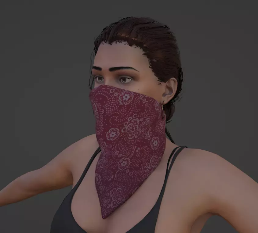 Thief Girl 3D model