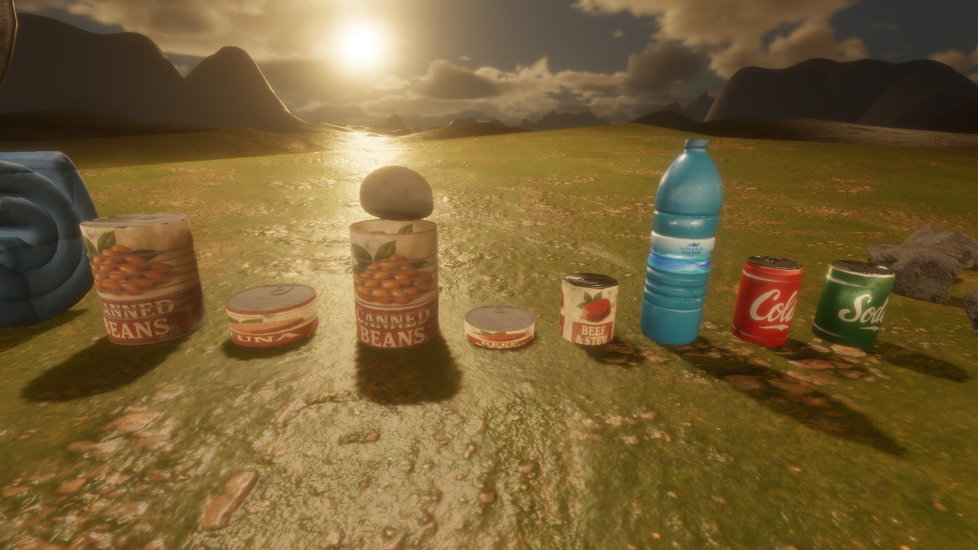 Survival Camp Props Pack - Game Ready Low-poly 3D model_5