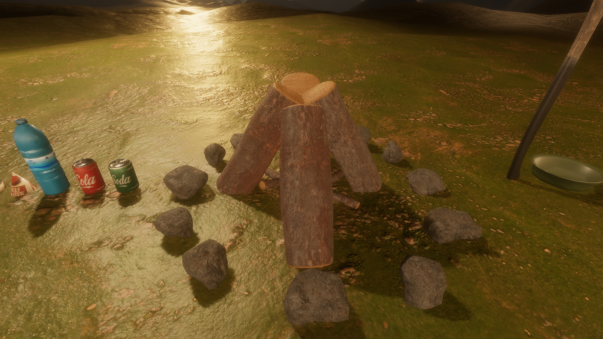 Survival Camp Props Pack - Game Ready Low-poly 3D model_6