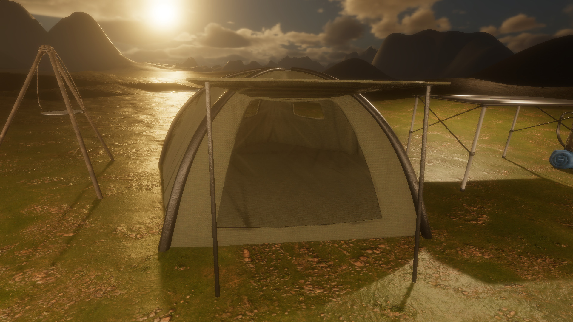 Survival Camp Props Pack - Game Ready Low-poly 3D model_4