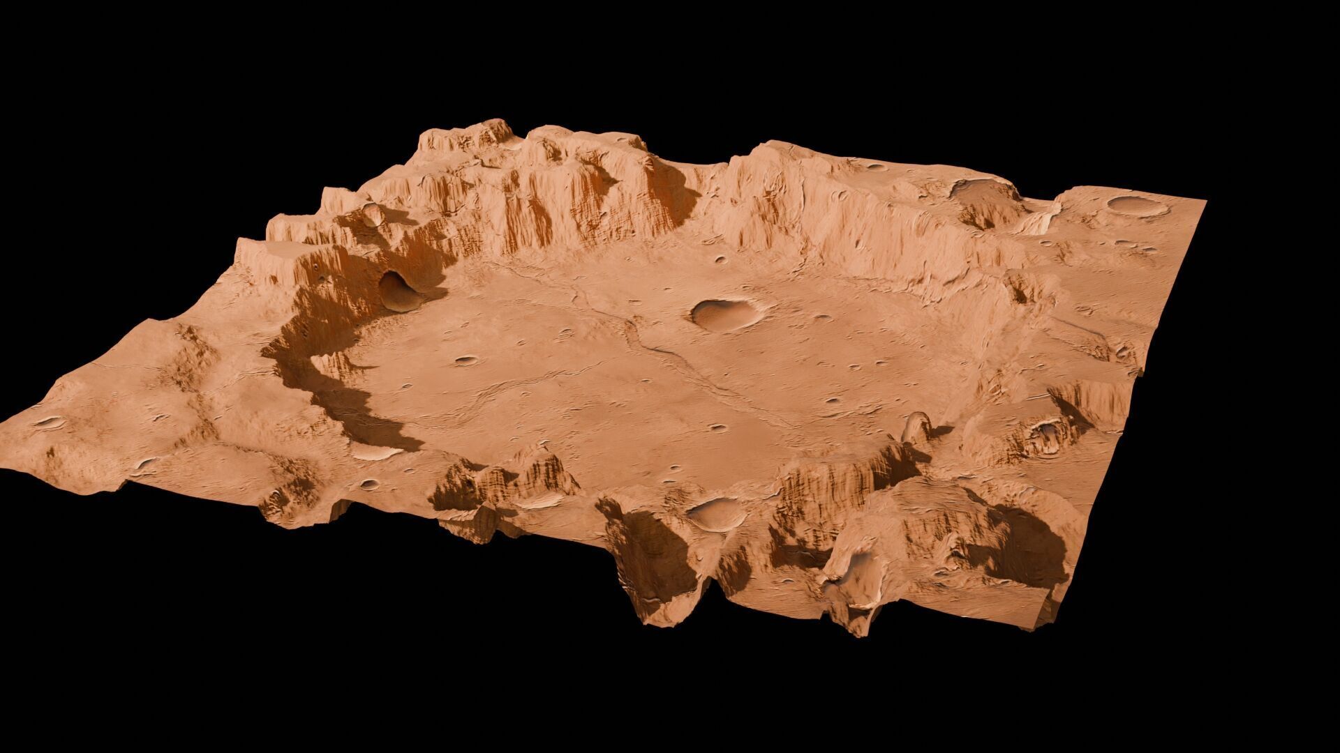 Landscape 3D model Low-poly 3D model_65