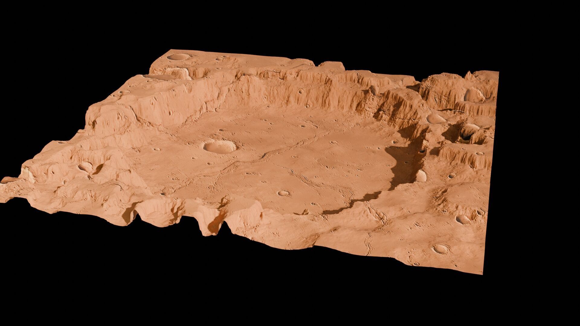 Landscape 3D model Low-poly 3D model_15