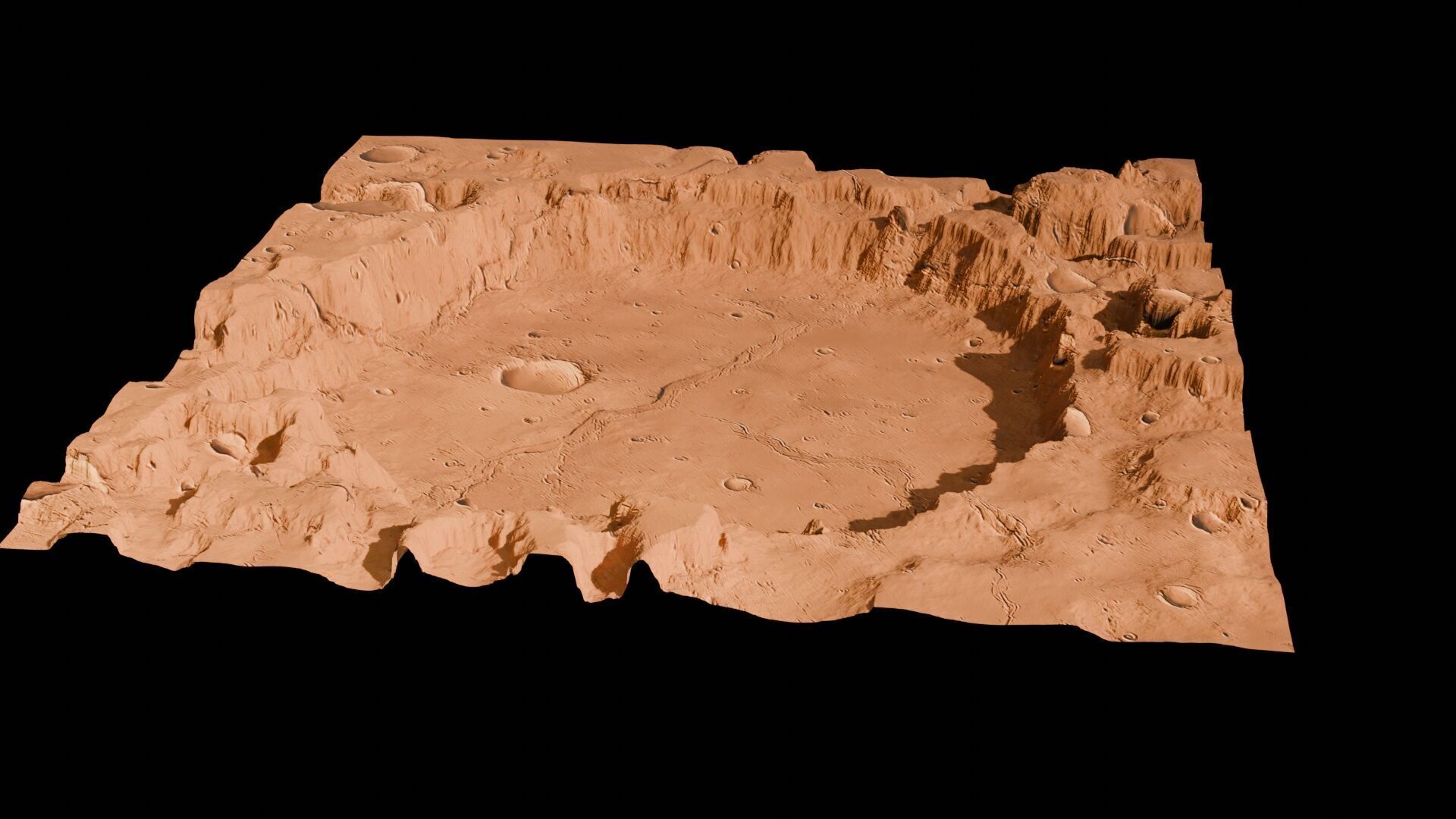 Landscape 3D model Low-poly 3D model_117