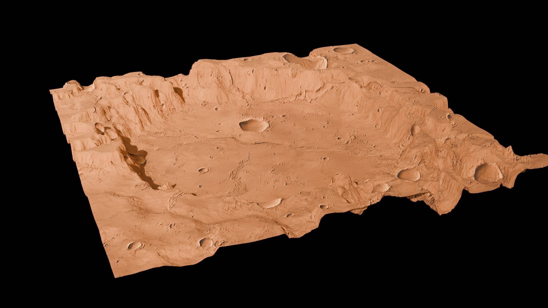 Landscape 3D model Low-poly 3D model_49