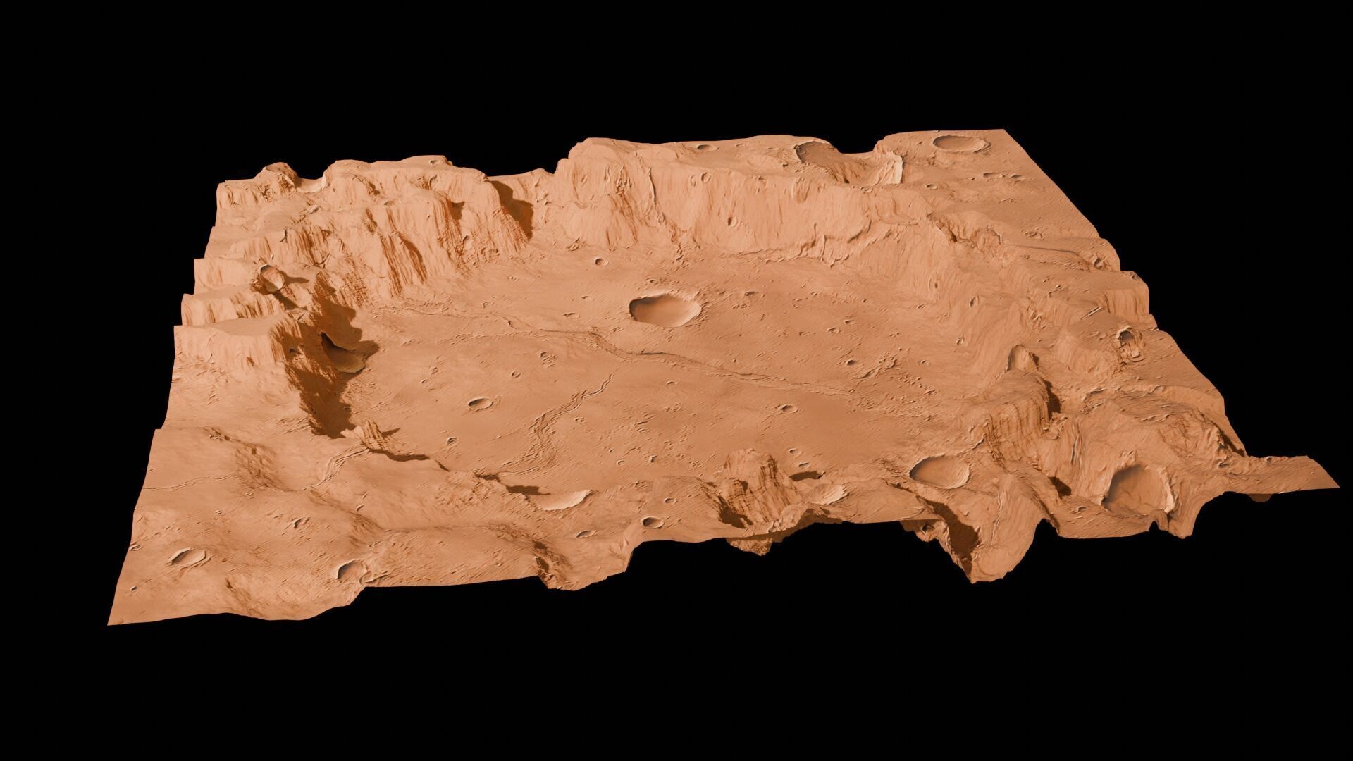 Landscape 3D model Low-poly 3D model_53