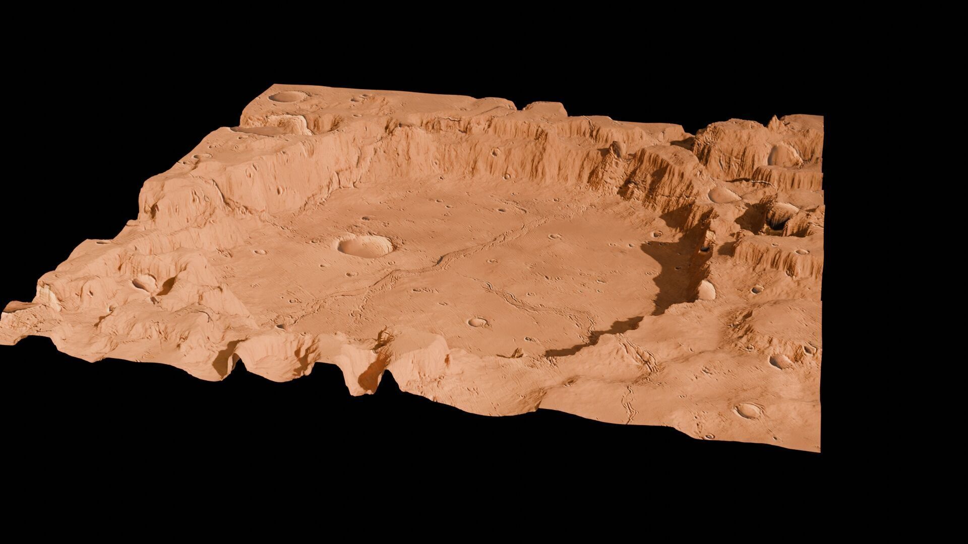 Landscape 3D model Low-poly 3D model_14