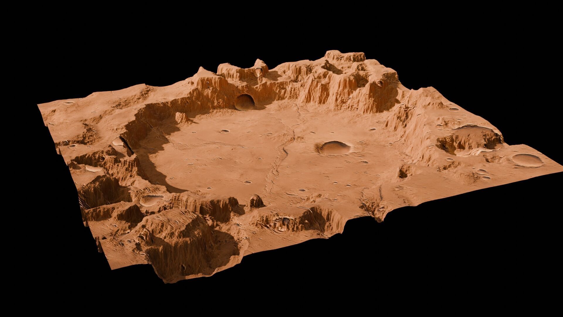 Landscape 3D model Low-poly 3D model_56