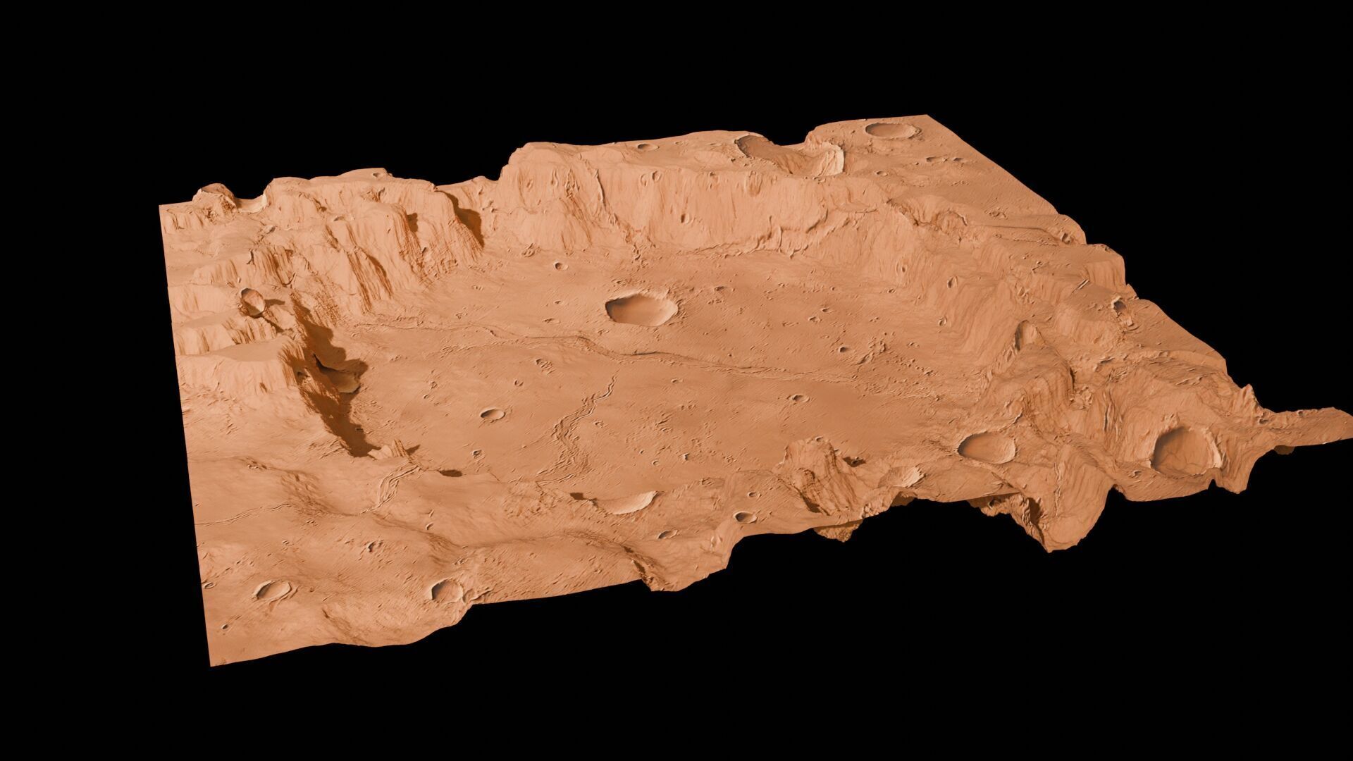 Landscape 3D model Low-poly 3D model_50