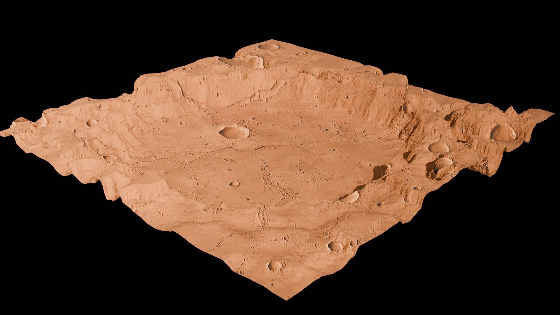 Landscape 3D model Low-poly 3D model_31