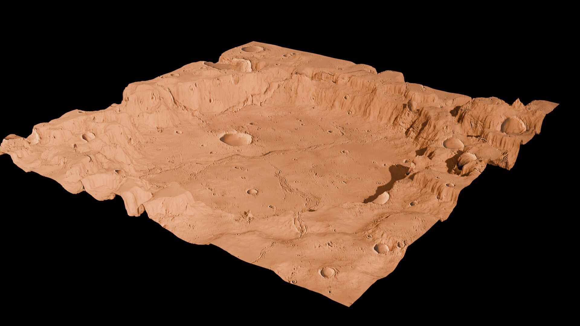 Landscape 3D model Low-poly 3D model_24