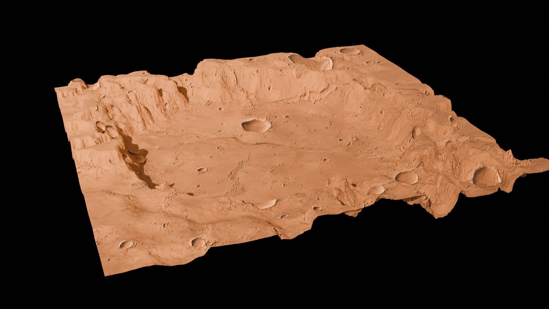 Landscape 3D model Low-poly 3D model_46