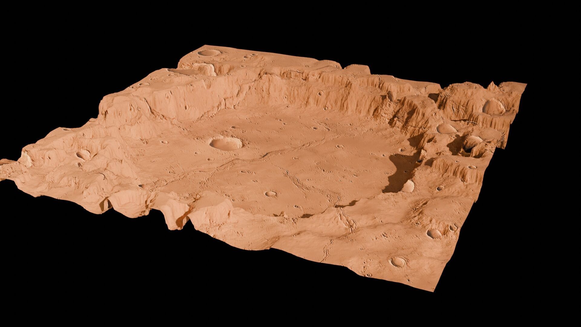 Landscape 3D model Low-poly 3D model_22