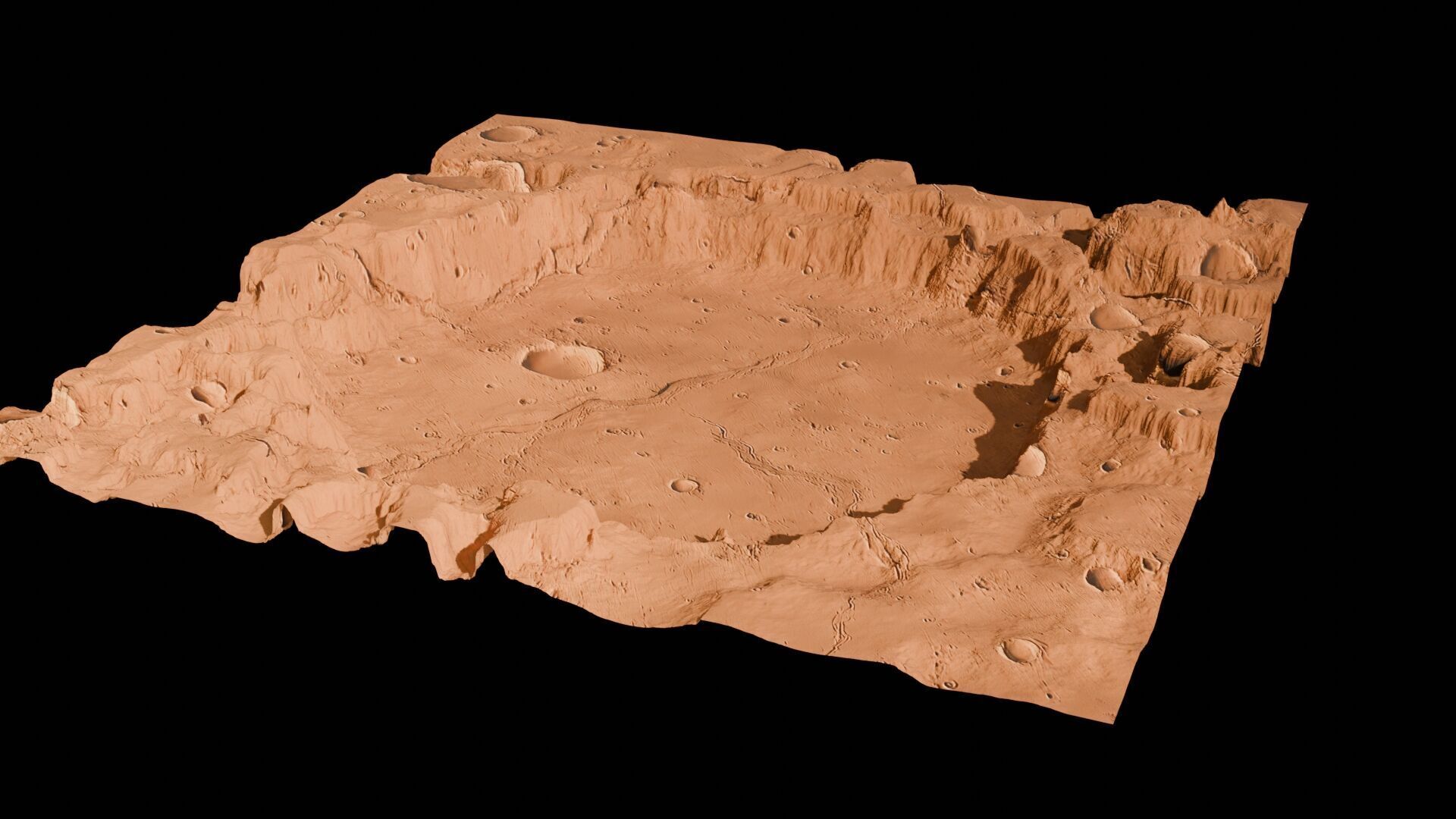 Landscape 3D model Low-poly 3D model_20