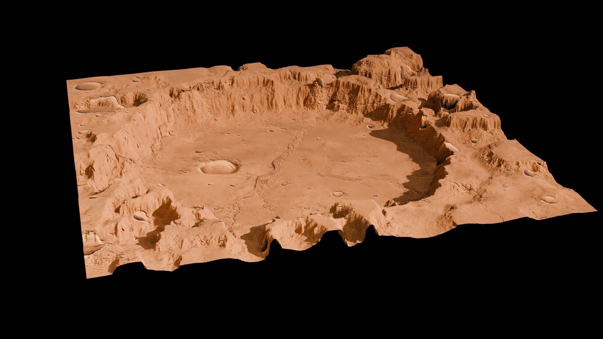 Landscape 3D model Low-poly 3D model_92