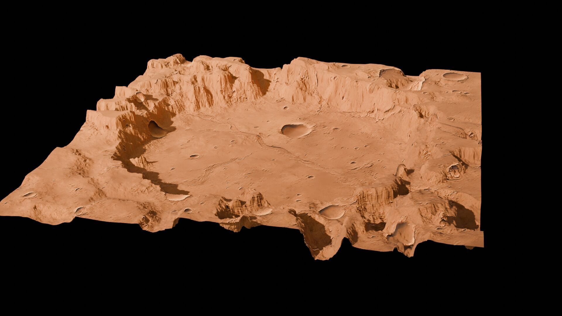 Landscape 3D model Low-poly 3D model_78